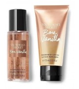 Victoria'S  Secret Kit Mini Spray e Loção Bare Vanilla 75ml 